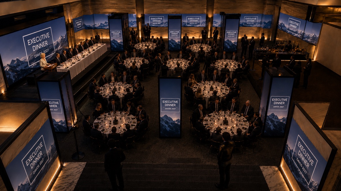 Executive Dining configuration at The Main Stage